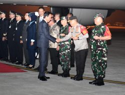 Kapolda Sumut, Gubernur dan Pangdam Jemput Presiden di Bandara Kualanamu Menuju Kota Binjai, Wali Kota Sambut di Pasar Brahrang