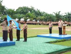 Buka Perkemahan Siaga Bencana Saka Bahari Kwarcab Langkat, Syah Afandin: Disiplin. Berani,Tangguh Hadapi Tantangan Hidup