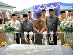 Pj Gubernur Sumut Resmikan SMK Peternakan YPP Prof DR H Mohd Hatta di Stabat