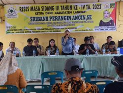 Ketua DPRD Langkat Sribana Perangin Angin Temui Konstituennya Bersama OPD Agar Segera Didapat Solusi