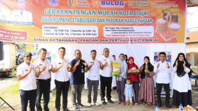 Pemko Binjai Gelar Pangan Murah, Harus Tepat Sasaran