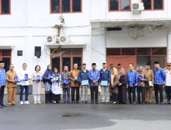 Apel Gabungan Peringatan Harhubnas ke-53, Dishub Kota Binjai Luncurkan Kartu Parkir Khusus Berlangganan