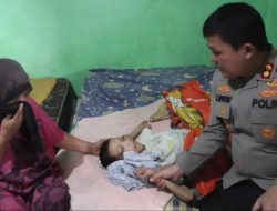 Kapolres Simalungun Kunjungi 4 Bersaudara Penderita Lumpuh Layu