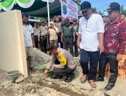 Polri Peduli Lingkungan, Polres Serdang Bedagai Bantu Pembangunan Sumur Bor dan Pompa Air