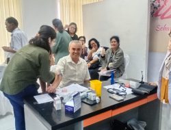 BRI Tarutung Cek Kesehatan Nasabah Pensiunan