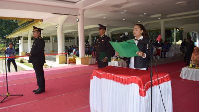 Ketua DPRD Langkat Baca Ikrar Hari Kesaktian Pancasila
