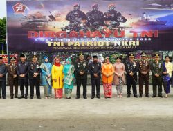 Kodim 0203 Lkt Peringati HUT ke 78 TNI di Binjai Meriah