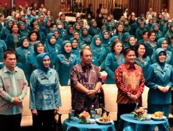 TP PKK Binjai Hadiri Rakonda di PKK Sumut, Pj Ketua TP PKK Sumut dari 15.712 Posyandu hanya 9.650 yang Aktif