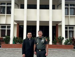 Brigjen TNI Felix Lumbantobing Pulang Kampung dan Didoakan Ephorus HKBP