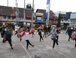 Jaga Kebugaran dan Stamina Karyawan, BRI Branch Office Tarutung Gelar Senam Rutin