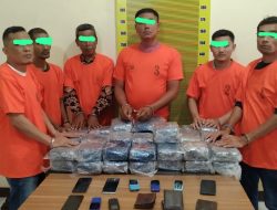 Polda Sumut Tangkap 6 Anggota Jaringan Narkoba Medan -Aceh, 45 Kg Sabu Disita, Dua Tersangka Diantaranya Anak dan Menantu Terpidana Seumur Hidup