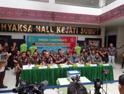 Pidana Militer Kejati Sumut Tahan 3 Tersangka Dugaan Korupsi Eradikasi Lahan PT PSU Rugikan Negara Rp 50 Miliar Lebih