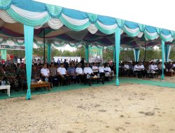 Plt Bupati Langkat dan Pj Gubernur Sumut Tanam dan Plt Bupati 10 Ribu Bibit Mangrove di Lubuk Kertang