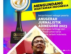 Anugerah Jurnalistik Adinegoro 2023 Berhadiah Rp 245 Juta
