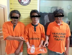 Polres Taput Ringkus Tiga Pemuda Pesta Narkoba