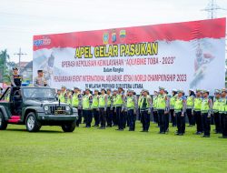 Kapolda Sumut : Event Jetski Internasional Championship Danau Toba  Diikuti 22 Negara dan 118 Pembalap Jamin Berjalan Aman dan Nyaman