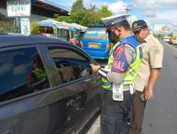 Sat Lantas Polres Langkat Razia Pajak Kenderaan Bermotor