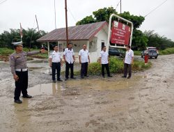 Sambut Natal dan Tahun Baru, Sat Lantas Mengecek Jalur Alternatif yang Rusak Perlu Diperbaiki Dinas PUPR Langkat