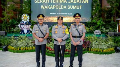 Kapoldasu Pimpin Sertijab Wakapolda, Selamat dan Sukses Irjen Jawari