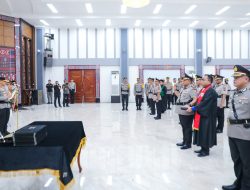 Kapolda Sumut Lantik 6 Pejabat Utama dan 6 Jabatan Kapolres