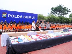 Polda Sumut Ungkap 2.071 Kasus Narkoba dengan 2.820 Tersangka