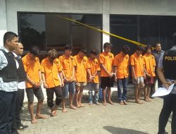 Markas Begal di KIM Belawan Digerebek, 9 Pelaku Positip Narkoba Diamankan