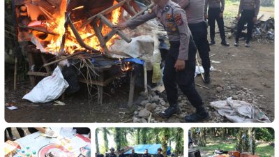 Polda Sumut Gerebek Gubuk Narkoba dan Judi di Kutalimbaru, 12 Orang Diamankan
