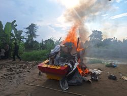 Polda Sumut Bongkar Gubuk Narkoba di Sunggal