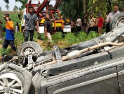 Mobil Tertabrak Kereta Api di Tebingtinggi, 1 Tewas , 1 Luka Berat