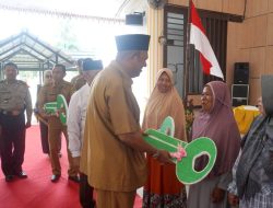 Ikut Pendistribusian Triwulan 1 Baznas Langkat, Syah Afandin Zakatkan Rp 50 Juta