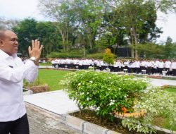 Pimpin Apel Gabungan Perdana, Pj Bupati Langkat Faisal Hasrimy: Terapkan 4 Prinsip menjadi ASN Berkualitas