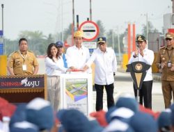 Presiden Jokowi Resmikan Dua Ruas Tol Tebing Tinggi – Indrapura dan Lima Puluh, Pj Gubernur Sumut : Dorong Pertumbuhan Industri dan Pariwisata
