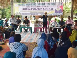 Ketua DPRD Langkat Janji Lanjutkan Pengaspalan Desa Ponco Warno  saat Resesnya