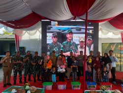Plt Bupati Vidcon dengan Kasad TNI Launching TNI AD Manunggal Air 2024 di Langkat