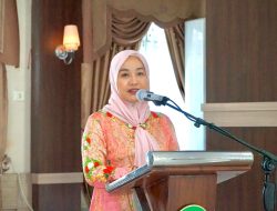 Ny Uke Faisal Hasrimy Hadiri Pengajian yang Perdana DWP Langkat