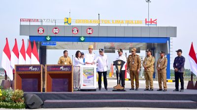 Presiden Jokowi Resmikan Jalan Tol Seksi Tebing Tinggi-Indrapura dan Indrapura-Limapuluh
