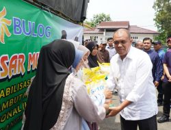 Antisipasi Inflasi Jelang Ramadan, Faisal Hasrimy Gelar Pasar Murah di Kecamatan Sei Lepan