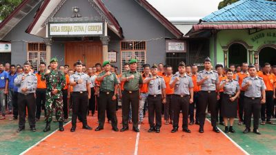 Warga Binaan Rutan Tarutung Rutin Ikuti Pembinaan Kesadaran Berbangsa dan Bernegara