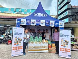 Tingkatkan Ekonomi Nasabah, BRI BO Tarutung Gelar Pasar Ramadan