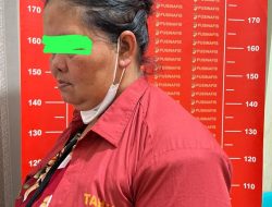 Polda Sumut Tahan Seorang Wanita Tersangka Dugaan Penipuan Masuk Polisi