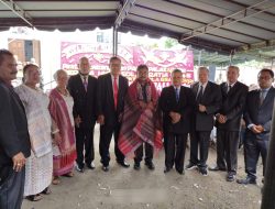 Hadiri Pesta Pembangunan Menara Gereja dan HUT ke-5 HKBP Sola Gratia Binjai, Wali Kota akan Bantu Rp 50 Juta dan Aspal Jalan