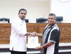 Wawako Binjai Hadiri Paripurna Penyampaian LKPJ Wali Kota 2023