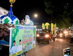 Malam Idul Fitri 1445 H, Wali Kota Binjai Lepas Peserta Takbir Keliling