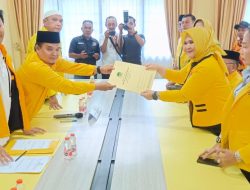 Tio Rita Surbakti yang Perdana Daftarkan Diri sebagai Balon Bupati Langkat ke Partai Golkar