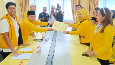 Tio Rita Surbakti yang Perdana Daftarkan Diri sebagai Balon Bupati Langkat ke Partai Golkar