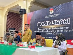 Pemkab Langkat Hadiri Pembentukan Badan Ad Hoc Pilkada 2024