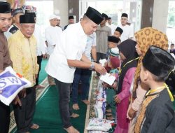 Pj Bupati Langkat Apresiasi Kades dan BPAY Desa Banyumas Santuni Anak Yatim Piatu
