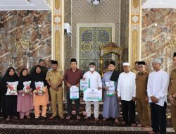 Hadiri Halalbihalal, Wali Kota Binjai Serahkan Bantuan Dana Hibah Untuk Masjid Al Musanif Ar Raudhah