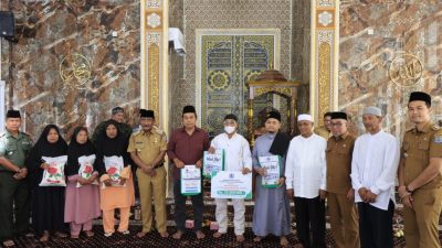 Hadiri Halalbihalal, Wali Kota Binjai Serahkan Bantuan Dana Hibah Untuk Masjid Al Musanif Ar Raudhah