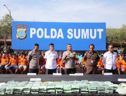 Kapolda Sumut : Strategi Penindakan Narkotika dengan Smart, Turunkan Kejahatan Narkotika 9,5 Persen